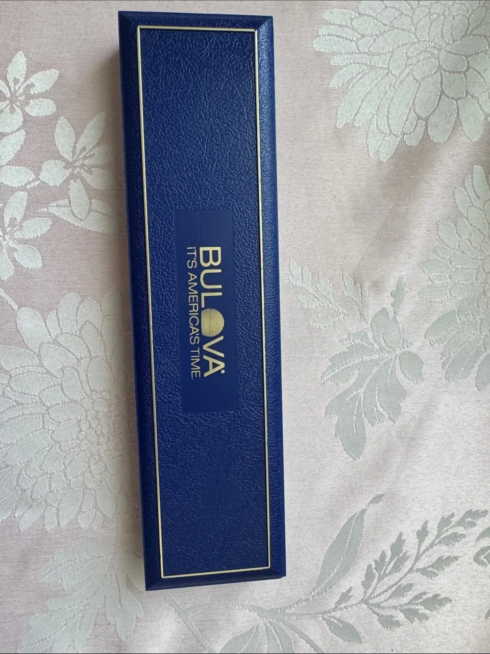 1988 Olympic Team Bulova Women's Black Strap Watch with Gold face